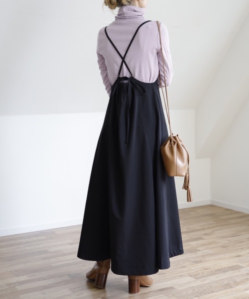 UNFIELD（アンフィールド）の「【UNFIELD TRキャミサロペットスカート】（スカート・レディース・ブラック/カーキ/アイボリー・FREE）」の11枚目の写真