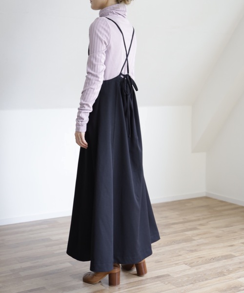 UNFIELD（アンフィールド）の「【UNFIELD TRキャミサロペットスカート】（スカート・レディース・ブラック/カーキ/アイボリー・FREE）」の14枚目の写真