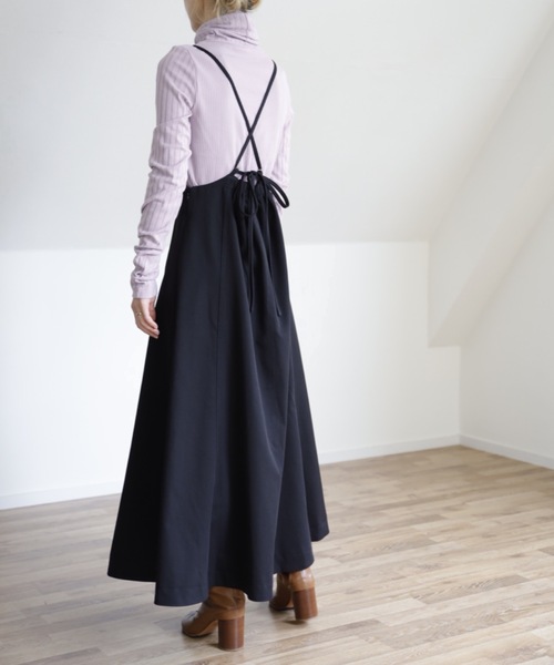 UNFIELD（アンフィールド）の「【UNFIELD TRキャミサロペットスカート】（スカート・レディース・ブラック/カーキ/アイボリー・FREE）」の21枚目の写真