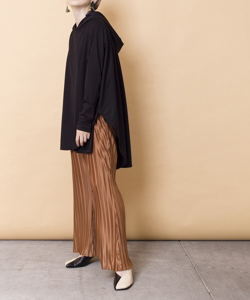 OSMOSIS（オズモーシス）の「フードポンチョプルオーバー（パーカー・レディース・ブラック/ライトカーキ/ライトベージュ・ONE SIZE）」の21枚目の写真