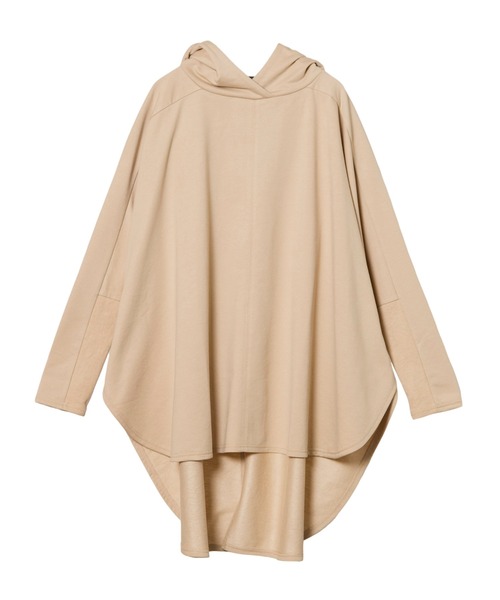 OSMOSIS（オズモーシス）の「フードポンチョプルオーバー（パーカー・レディース・ブラック/ライトカーキ/ライトベージュ・ONE SIZE）」の13枚目の写真