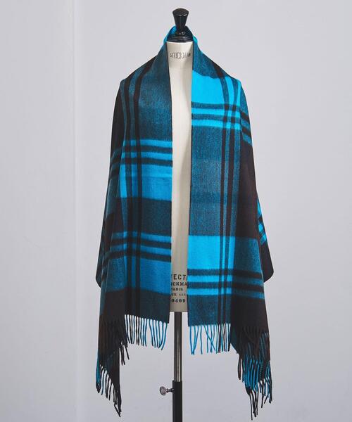 Joshua Ellis（ジョシュアエリス）の「＜Joshua Ellis（ジョシュア エリス）＞BLACKWATCH ストール（ストール/ショール・レディース・ピンク/レッド/イエロー/ケリー/ダークグリーン/ライトブルー/コバルトブルー・FREE）」の5枚目の写真