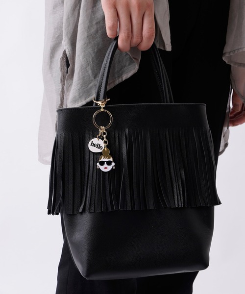 BIRTHDAY BAR(バースデイバー)の「サングラス バッグチャーム / キーホルダー(キーホルダー・レディース・ブラック/ゴールド・フリー)」の4枚目の写真