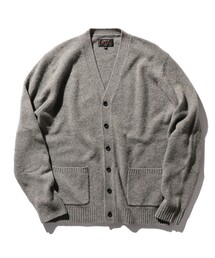 BEAMS PLUS / エルボーパッチ カーディガン