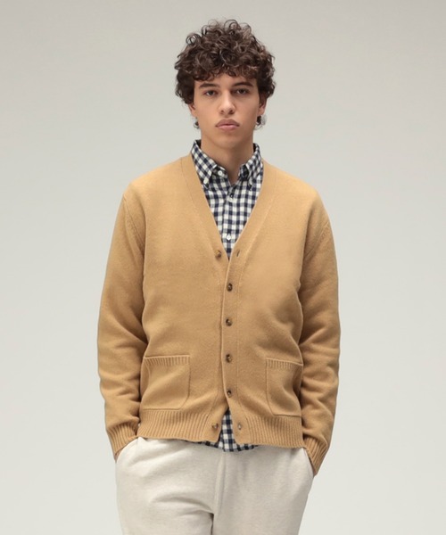 BEAMS PLUS / エルボーパッチ カーディガン（ニット/セーター）｜BEAMS