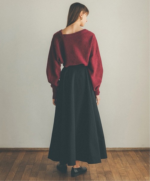 SLOBE IENA（スローブイエナ）の「【CLANE/クラネ】DEFORM BOAT NECK YAK ニット◆（ニット/セーター・レディース・ピンク/ブラウン・FREE）」の19枚目の写真