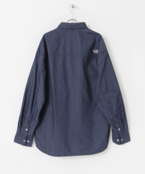 THE NORTH FACE（ザノースフェイス）の「THE NORTH FACE　Long-Slee Nylon Denim Nuptse Shirts（シャツ/ブラウス・メンズ・インディゴブルー・X-LARGE）」の15枚目の写真