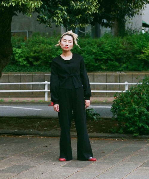 .efiLevol（エフィレボル）の「CHAIEVOL Pants CL-001-P（その他パンツ・レディース・ブラック/ホワイト・1）」の21枚目の写真