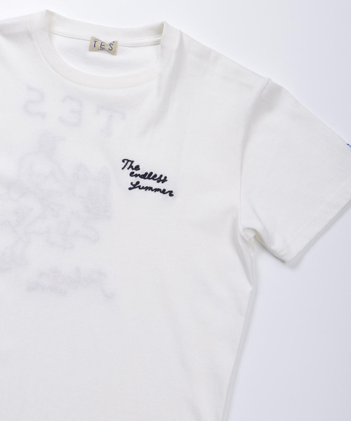 The Endless Summer(エンドレスサマー)の「TES BUHI EMB T-SHIRT / Tシャツ(Tシャツ/カットソー・メンズ・ホワイト/ブラック/ネイビー・SMALL/MEDIUM/LARGE/X-LARGE)」の5枚目の写真
