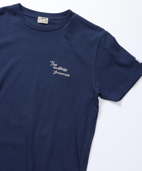 The Endless Summer(エンドレスサマー)の「TES BUHI EMB T-SHIRT / Tシャツ(Tシャツ/カットソー・メンズ・ホワイト/ブラック/ネイビー・SMALL/MEDIUM/LARGE/X-LARGE)」の7枚目の写真