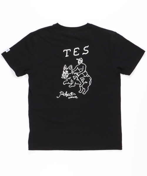 The Endless Summer(エンドレスサマー)の「TES BUHI EMB T-SHIRT / Tシャツ(Tシャツ/カットソー・メンズ・ホワイト/ブラック/ネイビー・SMALL/MEDIUM/LARGE/X-LARGE)」の15枚目の写真