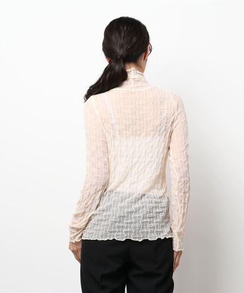 cepo（セポ）の「シワカコウシアーインナー（Tシャツ/カットソー・レディース・オフホワイト/ブラック・M）」の10枚目の写真