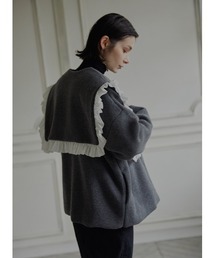 COEL | ビッグカラーフリルカーディガン(カーディガン/ボレロ)