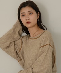 Amiur | silky balloon sleeve knit(ニット/セーター)