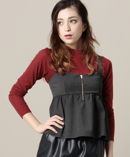 ROSE BUD（ローズバッド）の「LBL-14225 （その他トップス・レディース・ブラック/グレー/チェック・ONE SIZE）」の3枚目の写真