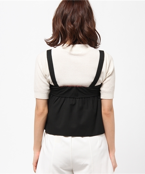 ROSE BUD（ローズバッド）の「LBL-14225 （その他トップス・レディース・ブラック/グレー/チェック・ONE SIZE）」の6枚目の写真