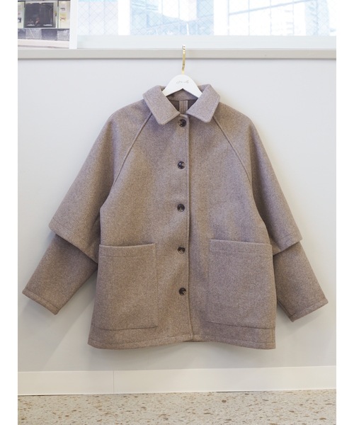 jumelle（ジュメロ）の「カットメルトンジャケット（ステンカラー