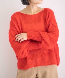 【URBS別注】WANDERUNG　Ex Kid Mohair Pullover