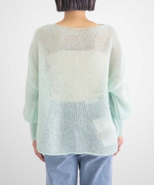 WANDERUNG(ワンデルング)の「【URBS別注】WANDERUNG Ex Kid Mohair Pullover(ニット/セーター・レディース・オレンジ/グリーン/ミント・FREE)」の15枚目の写真