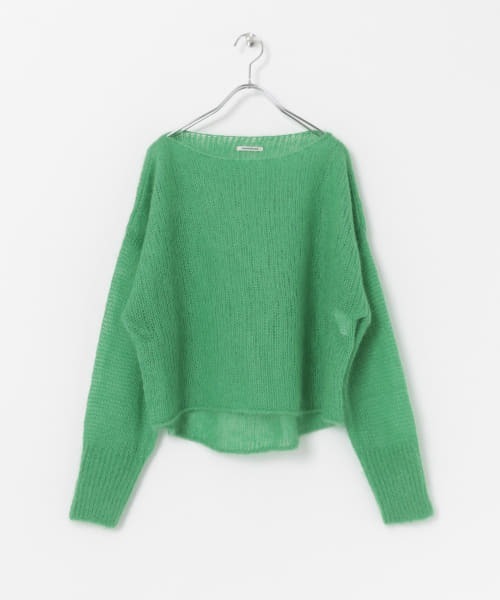 WANDERUNG(ワンデルング)の「【URBS別注】WANDERUNG Ex Kid Mohair Pullover(ニット/セーター・レディース・オレンジ/グリーン/ミント・FREE)」の10枚目の写真