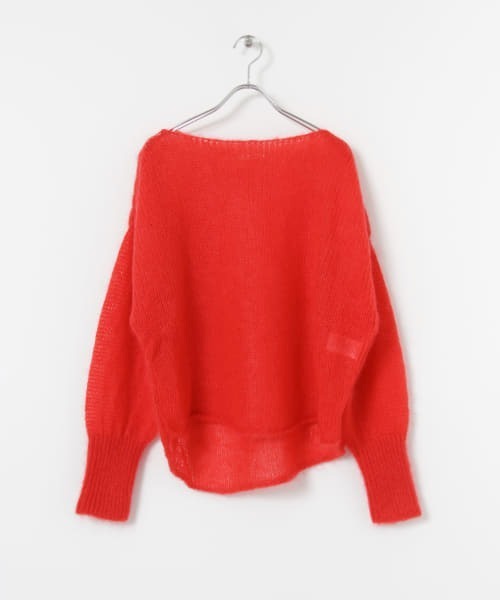 WANDERUNG(ワンデルング)の「【URBS別注】WANDERUNG Ex Kid Mohair Pullover(ニット/セーター・レディース・オレンジ/グリーン/ミント・FREE)」の16枚目の写真