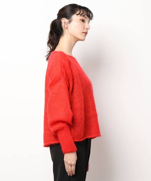 WANDERUNG(ワンデルング)の「【URBS別注】WANDERUNG Ex Kid Mohair Pullover(ニット/セーター・レディース・オレンジ/グリーン/ミント・FREE)」の21枚目の写真