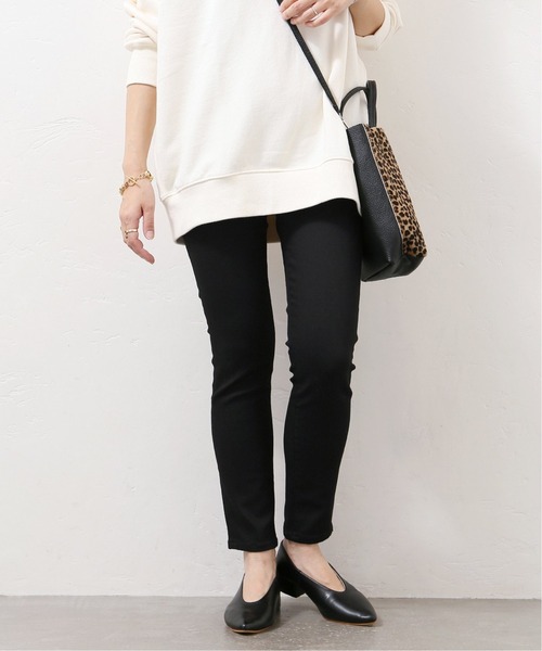 JOURNAL STANDARD（ジャーナルスタンダード）の「リラックススキニーデニム◆（デニムパンツ・レディース・ブラック・40/38/36）」の6枚目の写真