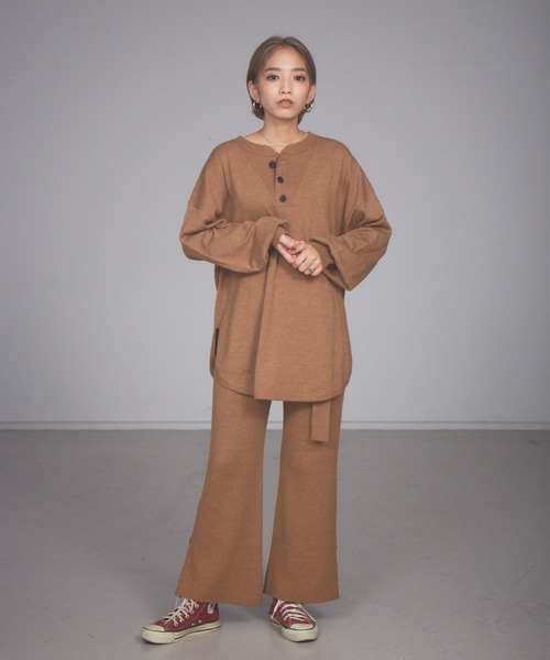 NOMINE（ノミネ）の「【展開店舗限定】ニットプルオーバー＆パンツセットアップ（ニット/セーター・レディース・ラベンダー/キャメル/グリーン/ブラック・フリー）」の21枚目の写真