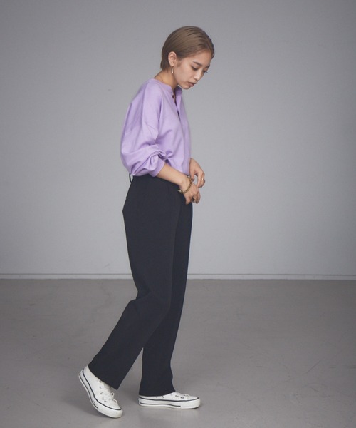 NOMINE（ノミネ）の「【展開店舗限定】ニットプルオーバー＆パンツセットアップ（ニット/セーター・レディース・ラベンダー/キャメル/グリーン/ブラック・フリー）」の11枚目の写真