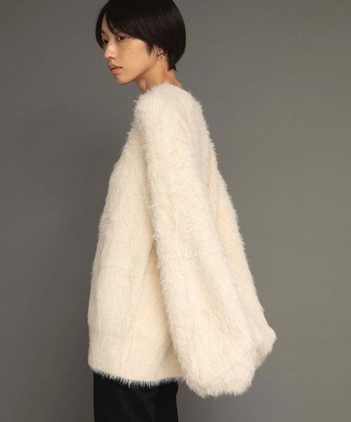 ANT（アント）の「コクーンウォームニット【ANT】（ニット/セーター・レディース・ホワイト/グリーン/ブルー・FREE）」の2枚目の写真