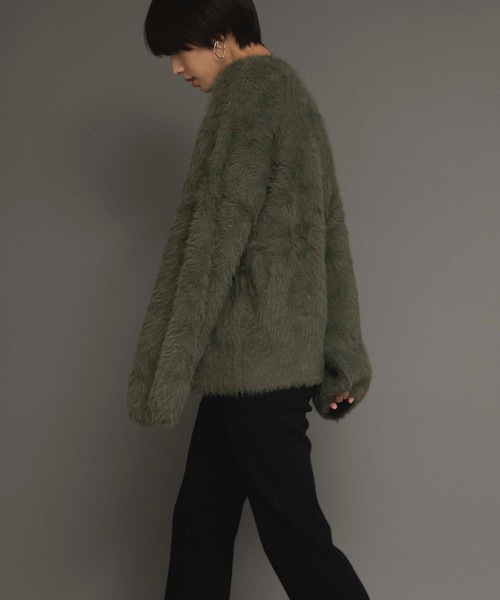 ANT（アント）の「コクーンウォームニット【ANT】（ニット/セーター・レディース・ホワイト/グリーン/ブルー・FREE）」の14枚目の写真