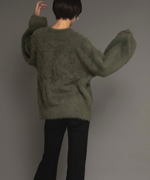 ANT（アント）の「コクーンウォームニット【ANT】（ニット/セーター・レディース・ホワイト/グリーン/ブルー・FREE）」の15枚目の写真