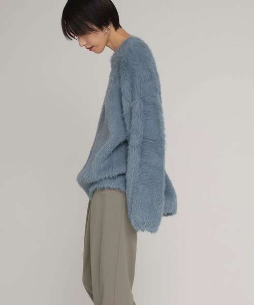 ANT（アント）の「コクーンウォームニット【ANT】（ニット/セーター・レディース・ホワイト/グリーン/ブルー・FREE）」の21枚目の写真