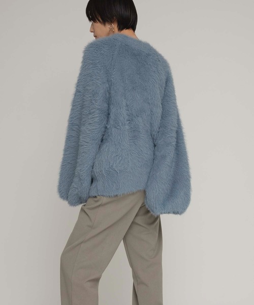 ANT（アント）の「コクーンウォームニット【ANT】（ニット/セーター・レディース・ホワイト/グリーン/ブルー・FREE）」の22枚目の写真