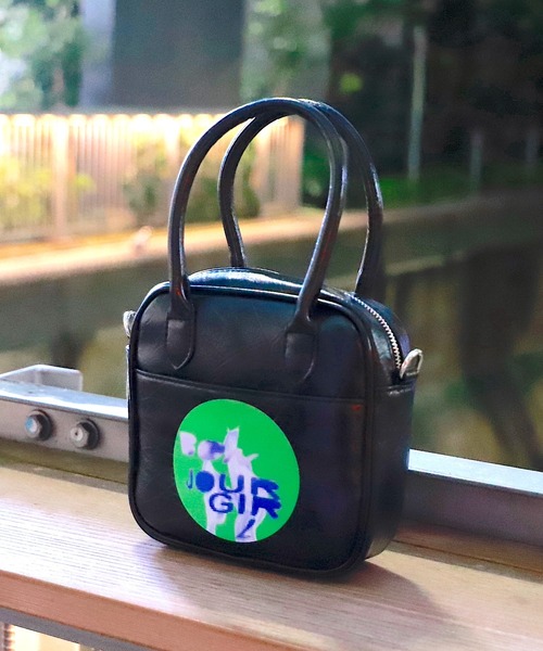 Bonjour Girl（ボンジュールガール）の「【Bonjour Girl/ボンジュールガール】とんだ林蘭 × Bonjour Girl  2WAY BOSTON SHOULDER BAG 2ウェイボストンショルダーバッグ（ショルダーバッグ・レディース・ブラック/ホワイト・FREE）」の9枚目の写真