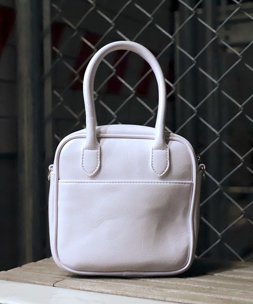 Bonjour Girl（ボンジュールガール）の「【Bonjour Girl/ボンジュールガール】とんだ林蘭 × Bonjour Girl  2WAY BOSTON SHOULDER BAG 2ウェイボストンショルダーバッグ（ショルダーバッグ・レディース・ブラック/ホワイト・FREE）」の7枚目の写真