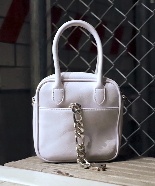 Bonjour Girl（ボンジュールガール）の「【Bonjour Girl/ボンジュールガール】とんだ林蘭 × Bonjour Girl  2WAY BOSTON SHOULDER BAG 2ウェイボストンショルダーバッグ（ショルダーバッグ・レディース・ブラック/ホワイト・FREE）」の10枚目の写真