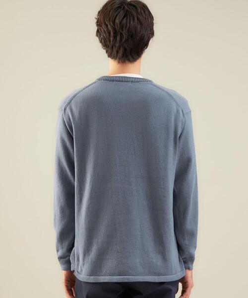 green label relaxing（グリーンレーベルリラクシング）の「Vネックニット レイヤード トップス（ニット/セーター・メンズ・ライトブルー/ブラック/オレンジ/ライトグレー・L/XL/S/M）」の19枚目の写真