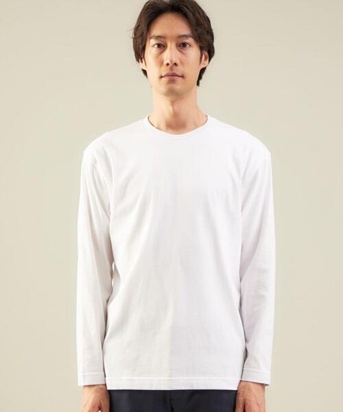 green label relaxing（グリーンレーベルリラクシング）の「Vネックニット レイヤード トップス（ニット/セーター・メンズ・ライトブルー/ブラック/オレンジ/ライトグレー・L/XL/S/M）」の20枚目の写真