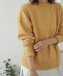 URBAN RESEARCH DOORS | バックタックカラーニット(ニット/セーター)