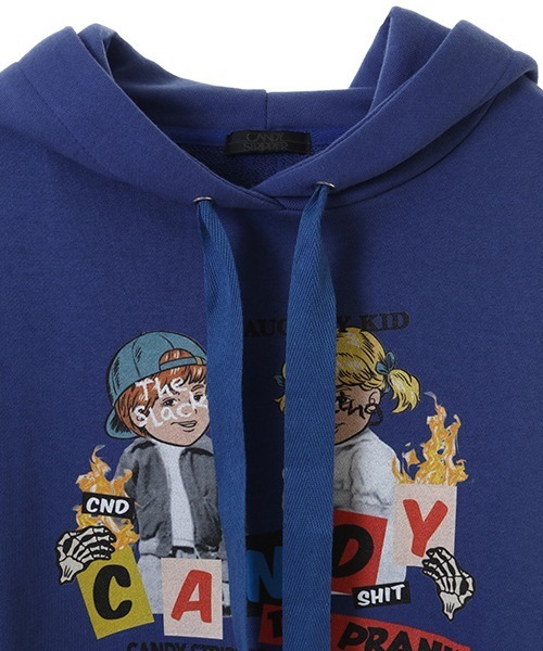 Candy Stripper（キャンディストリッパー）の「THE PRANK HOODIE（パーカー・レディース・ブラック/グリーン/パープル・2）」の10枚目の写真