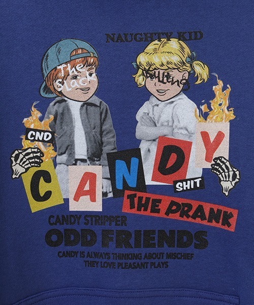 Candy Stripper（キャンディストリッパー）の「THE PRANK HOODIE（パーカー・レディース・ブラック/グリーン/パープル・2）」の11枚目の写真