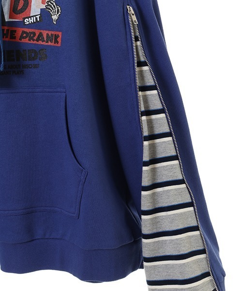 Candy Stripper（キャンディストリッパー）の「THE PRANK HOODIE（パーカー・レディース・ブラック/グリーン/パープル・2）」の12枚目の写真