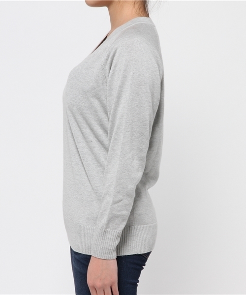 美品✨ ウィムガゼット カシミヤ100 ニット Vネック ウィムガゼット きれい色 洗える上質カシミヤ100%Vネックプルオーバー