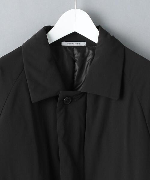 WORK TRIP OUTFITS GREEN LABEL RELAXING（ワークトリップアウトフィッツグリーンレーベル リラクシング）の「＜WORK TRIP OUTFITS＞パデット ハーフコート -撥水-（その他アウター・メンズ・ブラック・S/XL/L/M）」の13枚目の写真