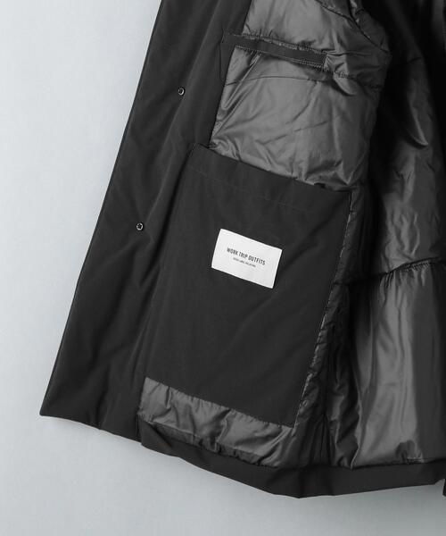 WORK TRIP OUTFITS GREEN LABEL RELAXING（ワークトリップアウトフィッツグリーンレーベル リラクシング）の「＜WORK TRIP OUTFITS＞パデット ハーフコート -撥水-（その他アウター・メンズ・ブラック・S/XL/L/M）」の15枚目の写真