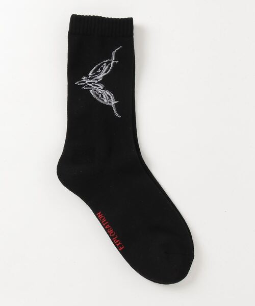 Children of the discordance(チルドレン オブ ザ ディスコ-ダンス)の「Children of the discordance(チルドレン オブ ザ ディスコーダンス)SOCKS PIN STRIPEソックス(ソックス/靴下・メンズ・ホワイト/ブラック/カーキ・FREE)」の4枚目の写真