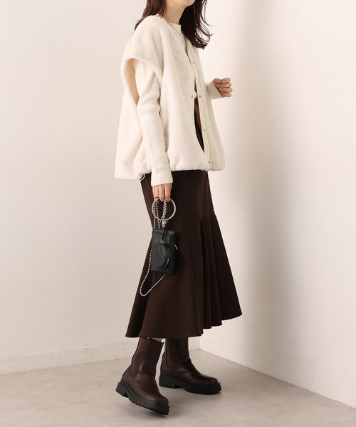 one after another NICE CLAUP(ワンアフターアナザーナイスクラップ)の「リングチャーム付スマホショルダー(ショルダーバッグ・レディース・ブラック/アイボリー/ミント・FREE)」の14枚目の写真