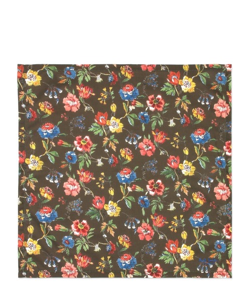 Paul Smith COLLECTION（ポールスミスコレクション）の「フラワープリント ハンカチ / 214651 KHANK（ハンカチ/ハンドタオル・メンズ・グリーン系その他・FREE）」の2枚目の写真