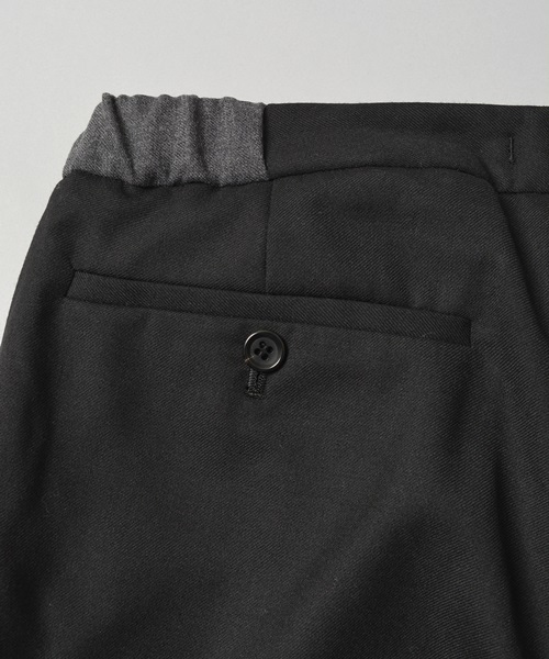 SHIPS JET BLUE（シップスジェットブルー）の「SHIPS JET BLUE(シップス ジェットブルー): TW リブパンツ 15SS（その他パンツ・メンズ・ブラック/グレー・SMALL/MEDIUM/LARGE）」の7枚目の写真